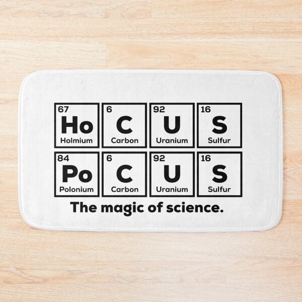 Item preview, Funny Chemistry Periodic Table Words hocus pocus periodic table science  designed and sold by champagnemoment.