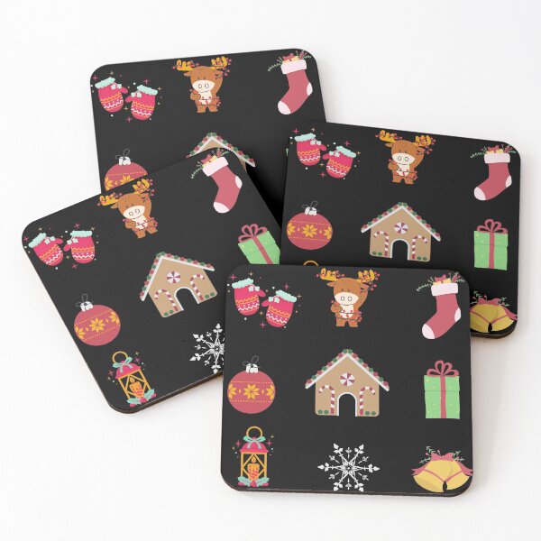 Item preview, Cute Christmas pattern designed and sold by evokearo.