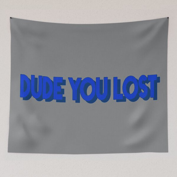 Item preview, DUDE YOU LOST - Goodbye Donald Trump Funny Shirt designed and sold by WordsmithNerd.