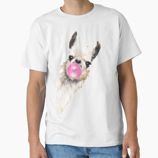 Item preview, Bubble Gum Sneaky Llama in Green designed and sold by bignosework.