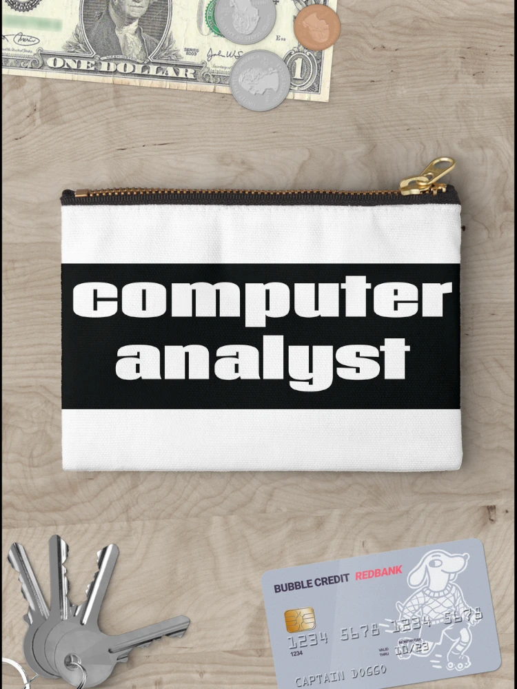 Thumbnail 3 of 4, Zipper Pouch, Computer Analyst designed and sold by ProjectX23.
