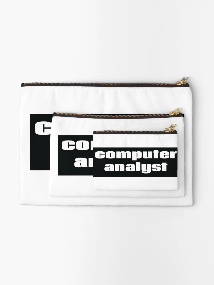 Thumbnail 2 of 4, Zipper Pouch, Computer Analyst designed and sold by ProjectX23.