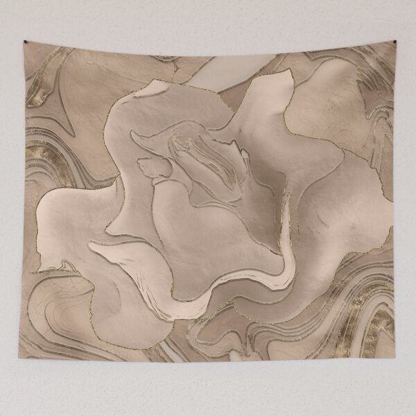 Item preview, Rose abstract - pastel golds designed and sold by k9printart.