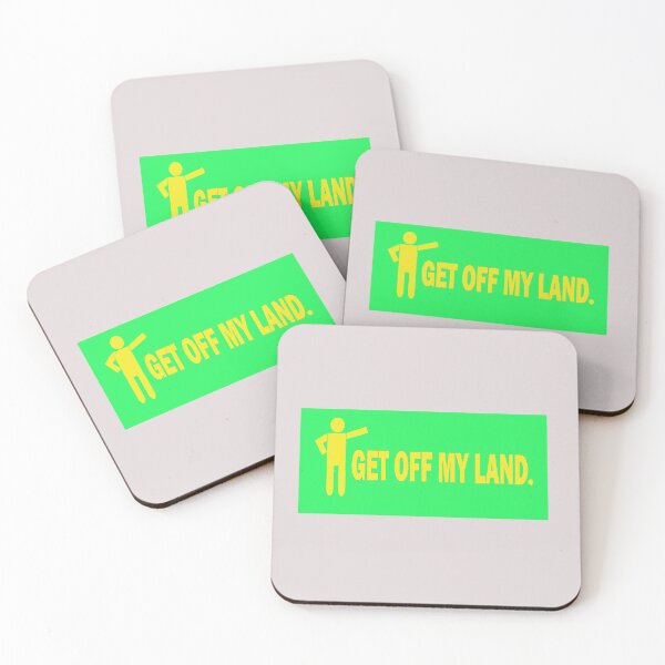 Item preview, GET OFF MY LAND (GREEN) designed and sold by onemoormove.