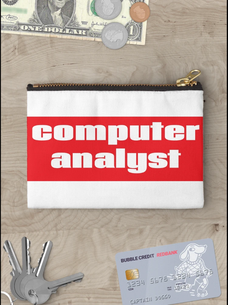 Thumbnail 3 of 4, Zipper Pouch, Computer Analyst designed and sold by ProjectX23.