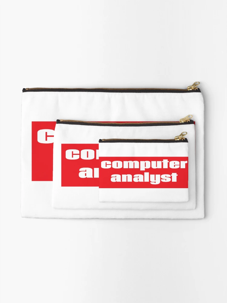 Thumbnail 2 of 4, Zipper Pouch, Computer Analyst designed and sold by ProjectX23.