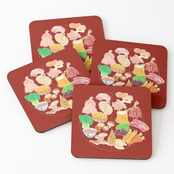 Item preview, Illustration of a collection of Chinese ingredients designed and sold by iswenyi.