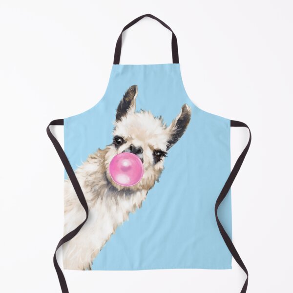 Item preview, Bubble Gum Sneaky Llama in Blue designed and sold by bignosework.