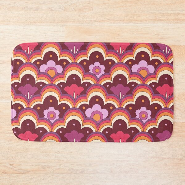 Item preview, 70s 60s retro Psychedelic Flower Power, Floral Pattern designed and sold by Ink Tally.