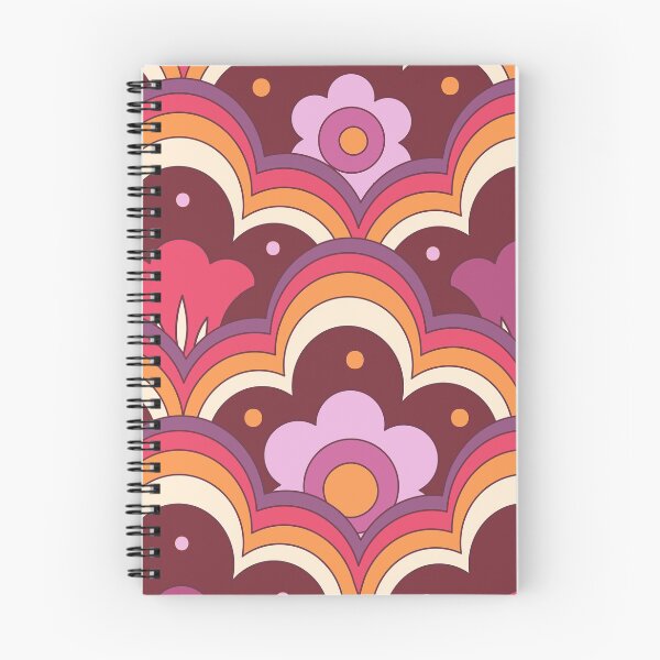 Item preview, 70s 60s retro Psychedelic Flower Power, Floral Pattern designed and sold by Ink Tally.