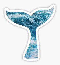 Meerjungfrau Schwanz Ocean Wave Sticker