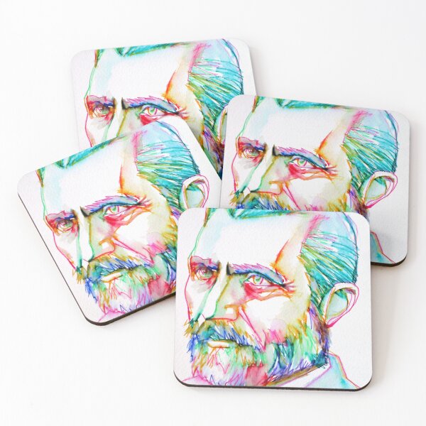 Item preview, VAN GOGH watercolor and ink portrait designed and sold by lautir.