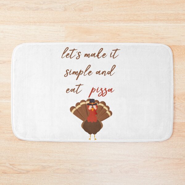 Item preview, Let's make it simple and eat pizza. thanksgiving funny gift. designed and sold by OMCreative.