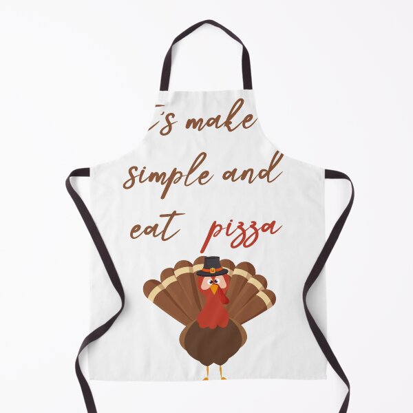 Item preview, Let's make it simple and eat pizza. thanksgiving funny gift. designed and sold by OMCreative.