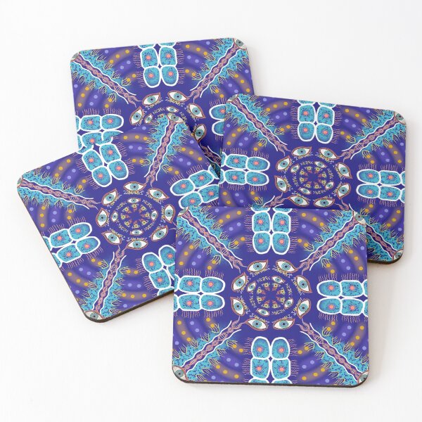 Item preview, Surreal biological point of view. Blue background designed and sold by Osher-BioArt.
