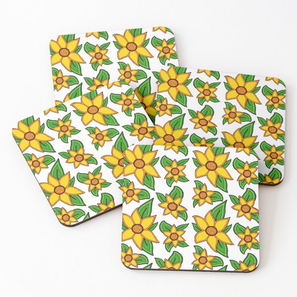 Item preview, Yellow and Orange Flower Floral Pattern designed and sold by Harriet Linton.