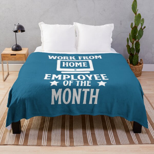 Item preview, Work from home employee of the month designed and sold by AllPrintsAndArt.