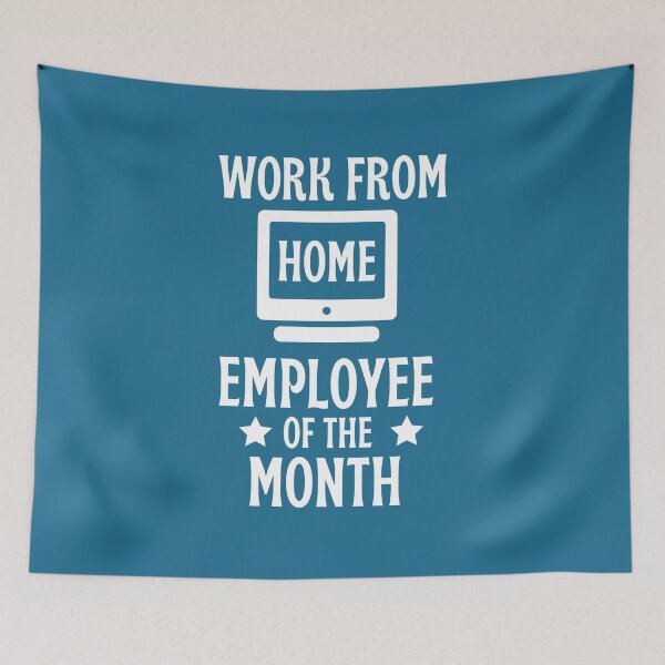 Item preview, Work from home employee of the month  designed and sold by AllPrintsAndArt.