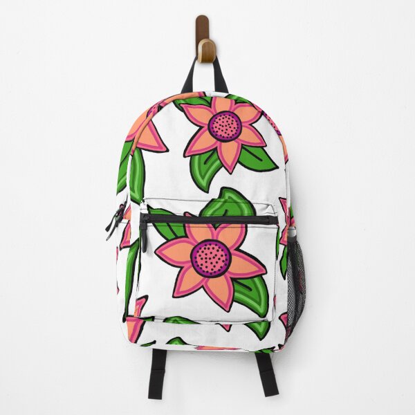 Item preview, Red and Orange Flower Floral Pattern designed and sold by Harriet Linton.