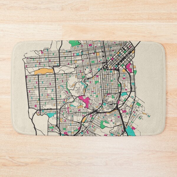Item preview, San Francisco, California Street Map designed and sold by A Deniz Akerman.