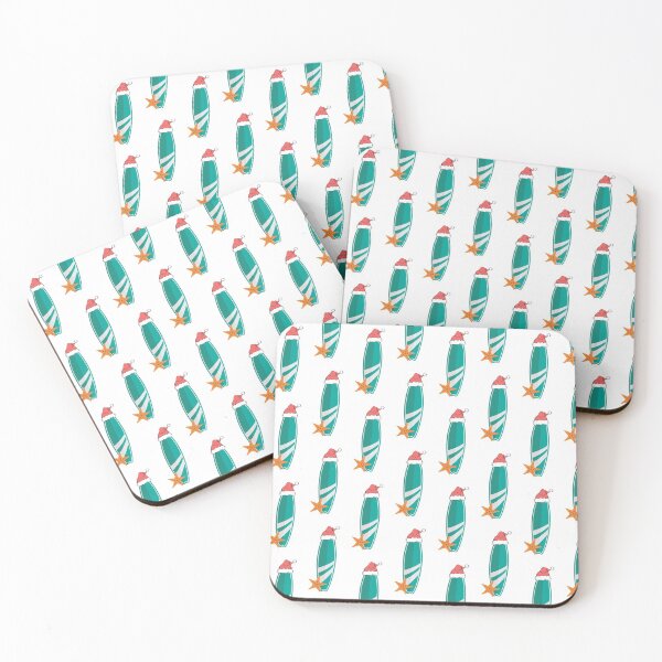 Item preview, Patrón de surf de Navidad. ¡Vacaciones de surf! designed and sold by CaptainWheels.