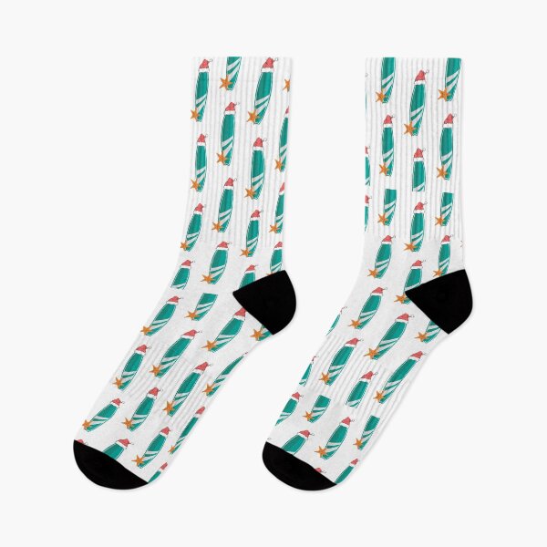 Item preview, Patrón de surf de Navidad. ¡Vacaciones de surf! designed and sold by CaptainWheels.