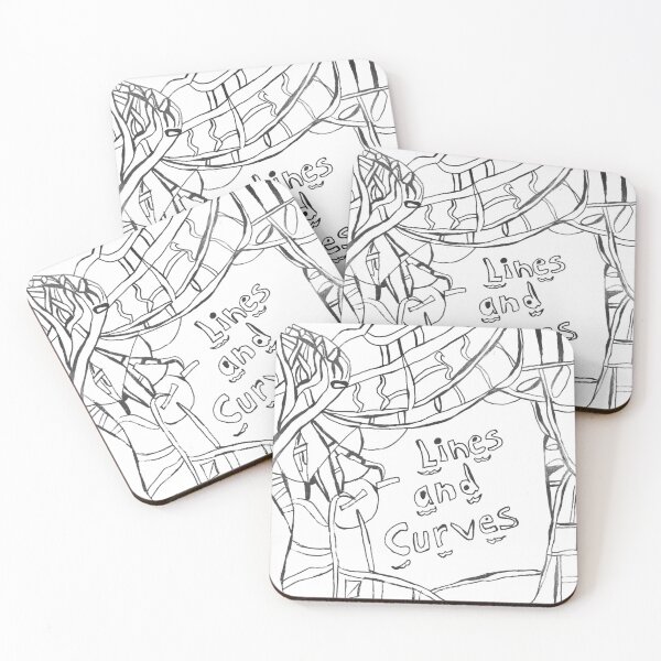 Item preview, Lines and curves - Raw art doodle designed and sold by Seb Choo.