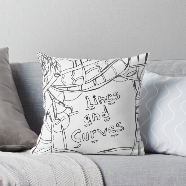 Item preview, Lines and curves - Raw art doodle designed and sold by Seb Choo.