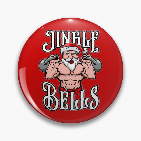 Item preview, Kettlebell Christmas Jingle Bells Santa Gym Lifting Workout designed and sold by GrandeDuc.