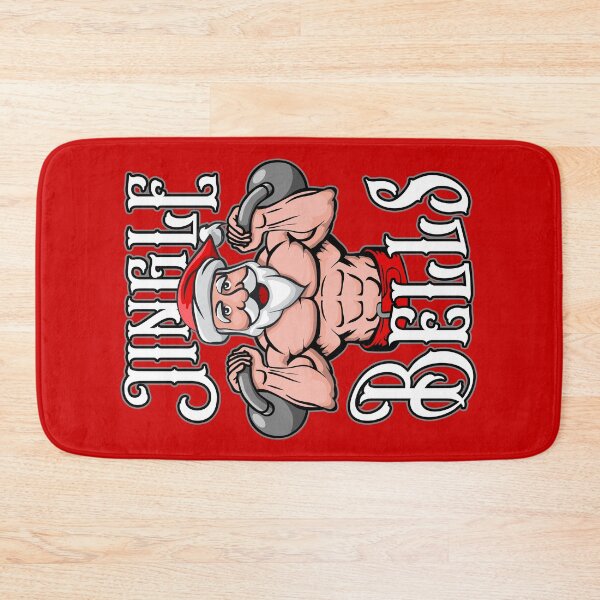 Item preview, Kettlebell Christmas Jingle Bells Santa Gym Lifting Workout designed and sold by GrandeDuc.