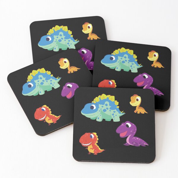 Item preview, Friendly Dinosaurs pattern colorful designed and sold by kyds.