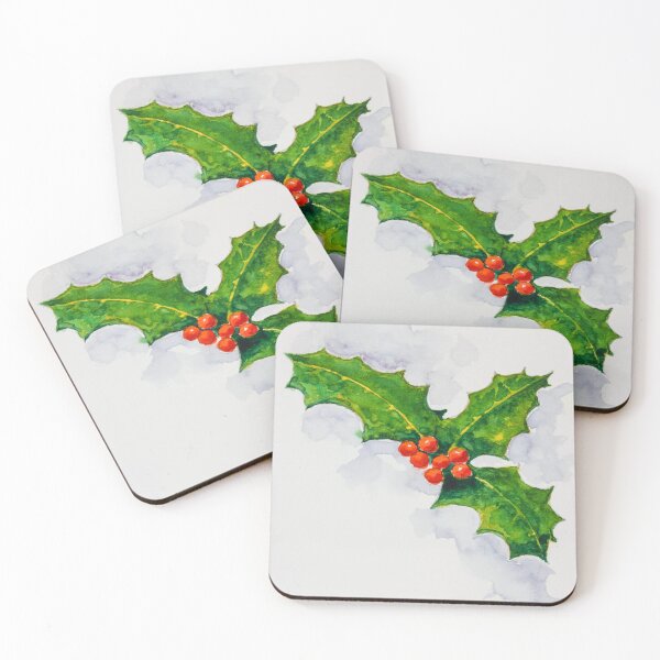 Item preview, Holly painted in watercolours. designed and sold by John Ray.