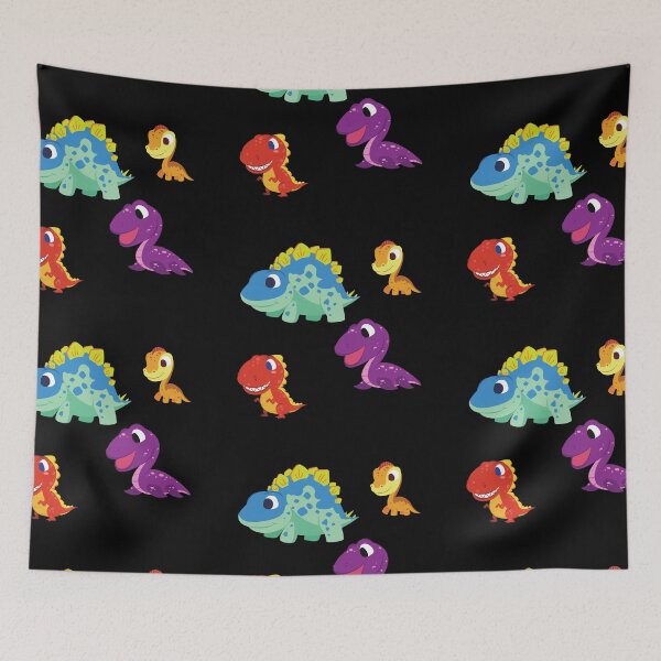 Item preview, Friendly Dinosaurs pattern colorful designed and sold by kyds.