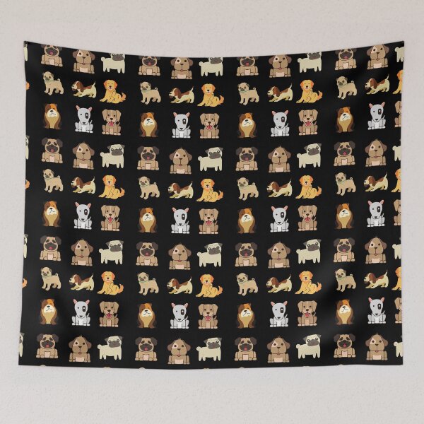 Item preview, Puppies pattern designed and sold by evokearo.