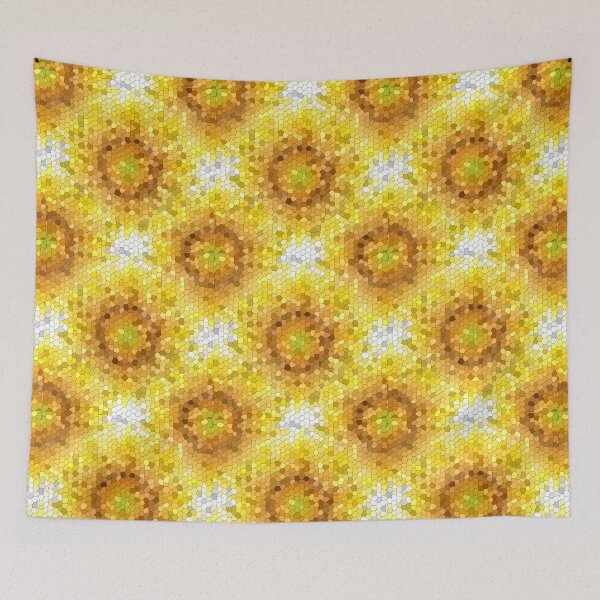 Item preview, Splash of Yellow Tiles in Playful Stylish Mosaic designed and sold by Nisuris.