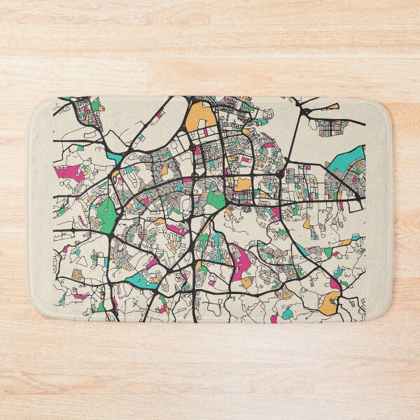 Item preview, San Juan, Puerto Rico Street Map designed and sold by A Deniz Akerman.