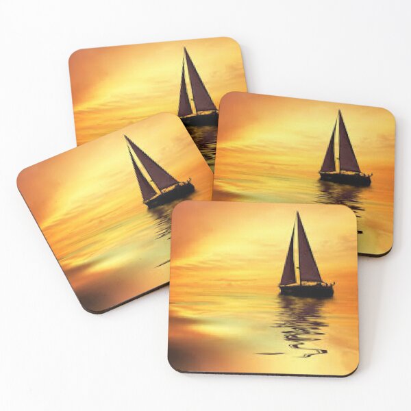 Item preview, Sunset Sailboat OnThe Water on gifts, apparel, home decor, accessories for anyone who loves to sail. designed and sold by lduke47.