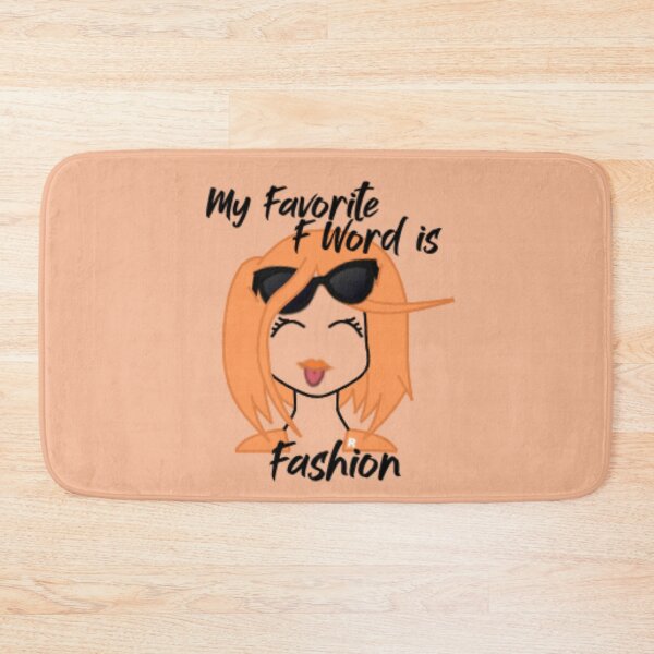 Item preview, My Favorite F Word is, Fashion! Orange [R] Transparent designed and sold by macey2cute.