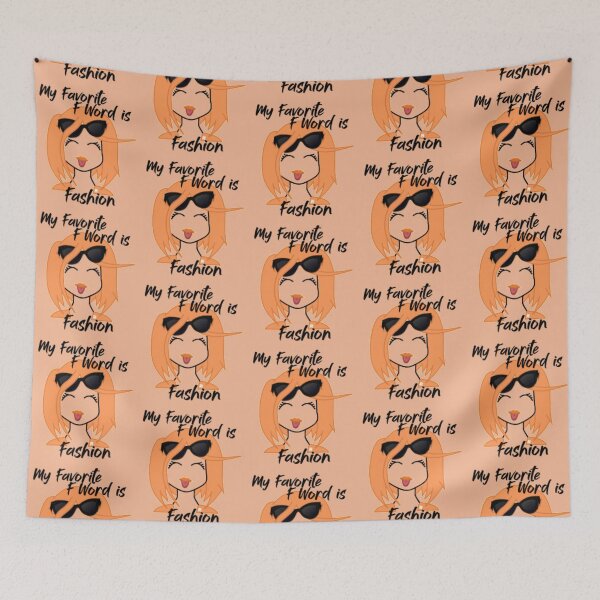 Item preview, My Favorite F Word is, Fashion! Orange [R] Transparent designed and sold by macey2cute.