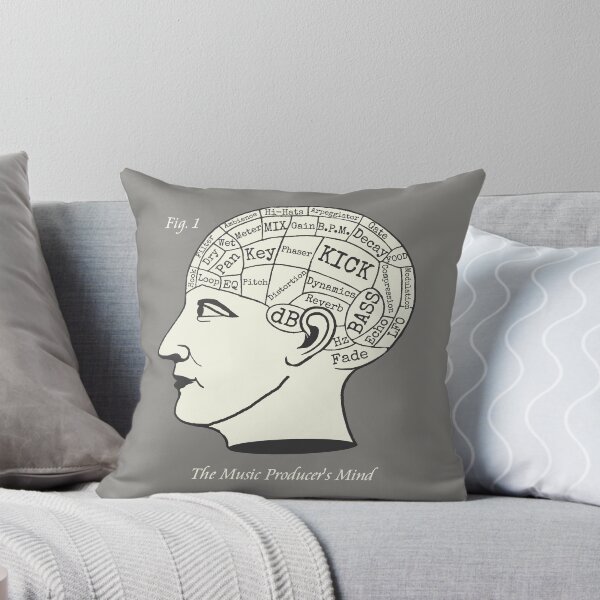 Item preview, The Music Producer's Mind Phrenology designed and sold by WibbleDesign.