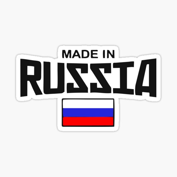 Made in Russia Sticker