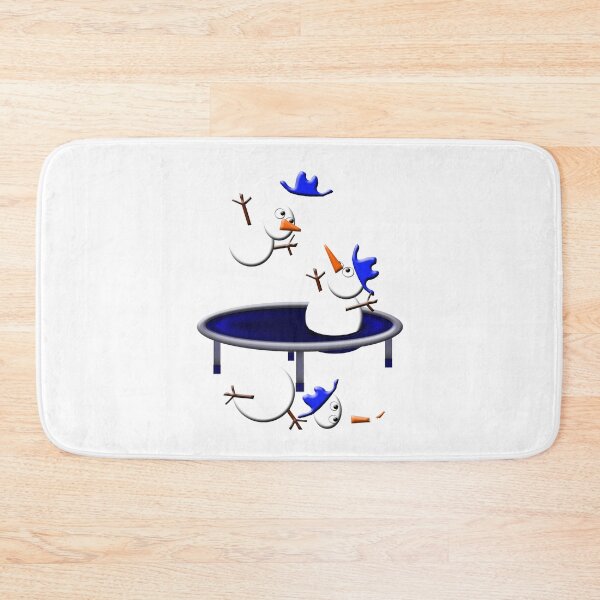 Item preview, trampolining snowmen designed and sold by gruntpig.