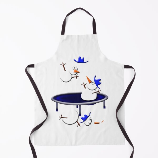 Item preview, trampolining snowmen designed and sold by gruntpig.