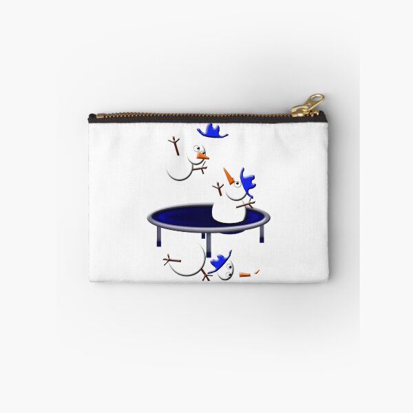 Item preview, trampolining snowmen designed and sold by gruntpig.