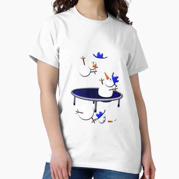 Item preview, trampolining snowmen designed and sold by gruntpig.
