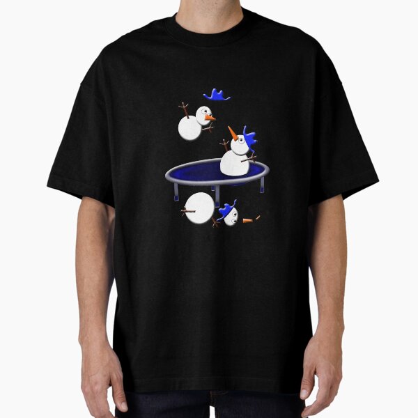 Item preview, trampolining snowmen designed and sold by gruntpig.