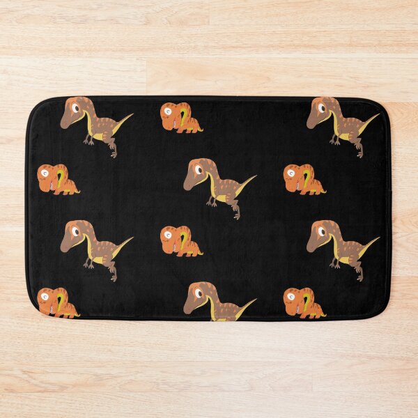Item preview, Friendly Dinosaurs pattern brown orange designed and sold by kyds.