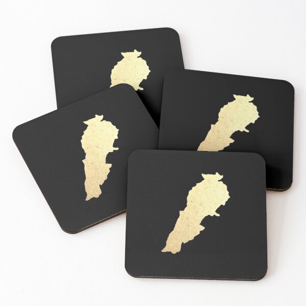Item preview, Lebanese map gold paint designed and sold by K.Habibi.