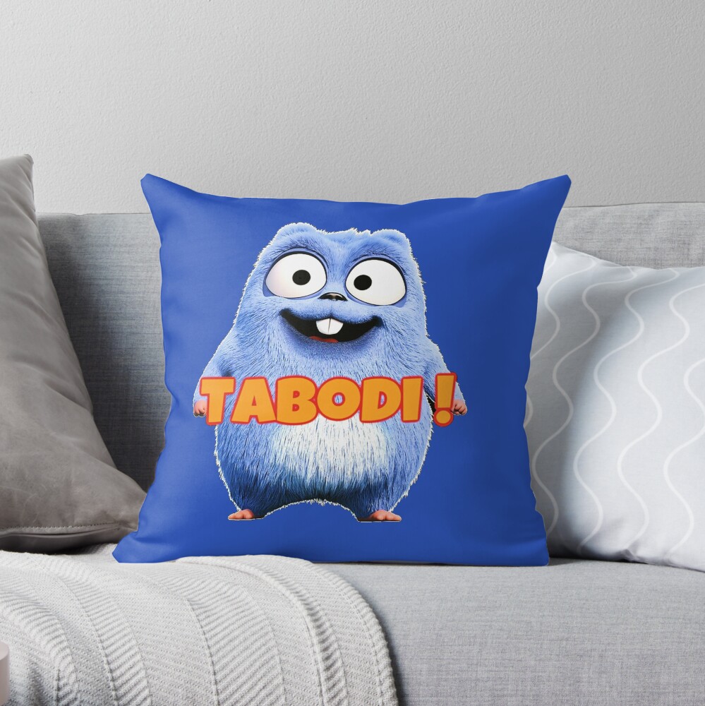 Happy Lemmings Tabodi and Grizzy Throw Pillow