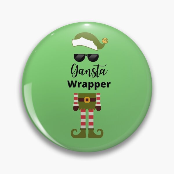 Item preview, Gangsta Wrapper Elf designed and sold by ModkMerch.
